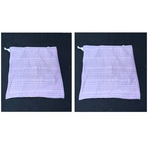 Sky Pintuck 2 Pack Quilted EURO Shams Lavender Color Cotton Made In India